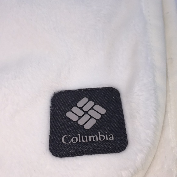 Columbia White Super Soft Warm Winter Scarf Fleece 69" - Picture 2 of 6